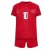 Baby Fußballbekleidung Dänemark Christian Eriksen #10 Heimtrikot WM 2022 Kurzarm (+ kurze hosen)